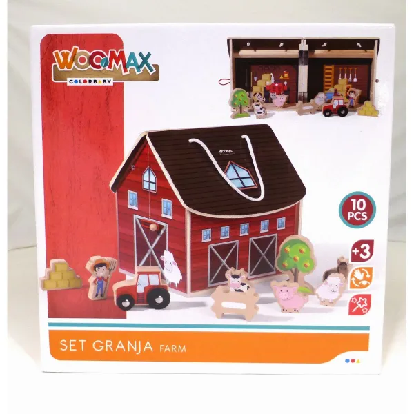 Ūkis su gyvūnais Woomax (10 pcs)