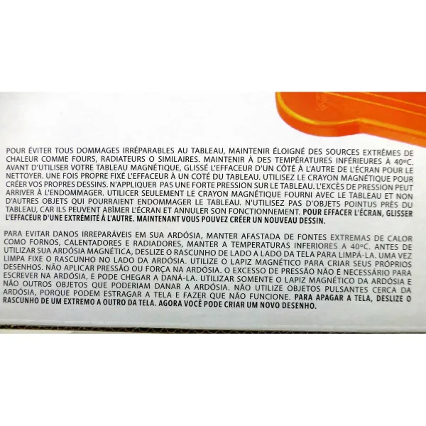 Magic Blackboard Colorbaby Plastmasinis 30 x 21 x 2 cm Magnetinis