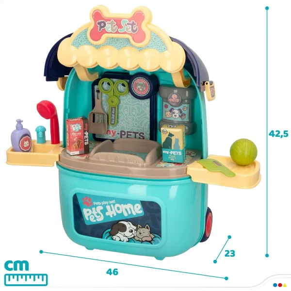 Playset Colorbaby 46 x 42,5 x 23 cm Lagaminas 19 Dalys