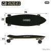 Skateboard Colorbaby Wood 74 x 22 cm