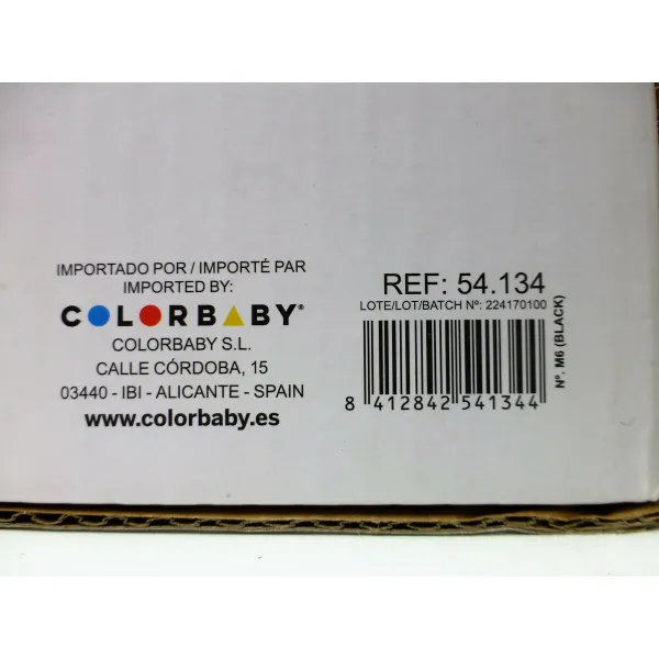 Potkulauta Colorbaby Polyuretaani Alumiini Musta