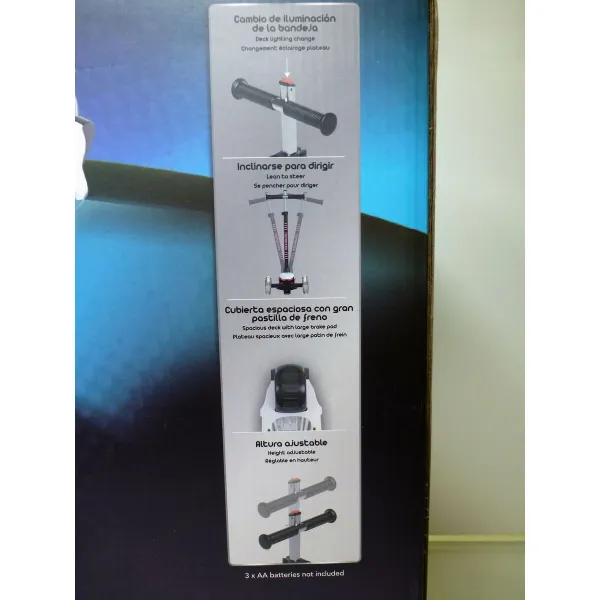 Scooter Colorbaby Polyurethane Aluminium White