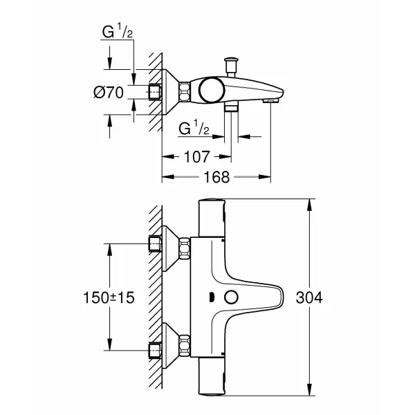 Bimando-hana Grohe Messinki