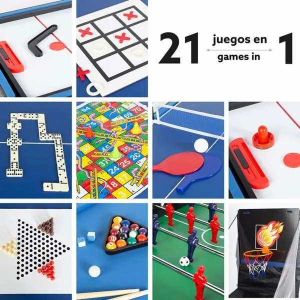 Monipelipöytä CB Games Muovinen 124 x 81 x 60 cm