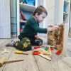 Box + set of wooden tools 22697