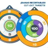Jousipyssy setti ja maalitaulu Colorbaby (6 osaa)