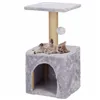 Cat tree with house Springos PA1032 62 cm