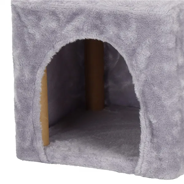 Cat tree with house Springos PA1032 62 cm