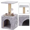 Cat tree with house Springos PA1032 62 cm