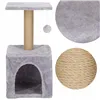 Cat tree with house Springos PA1032 62 cm