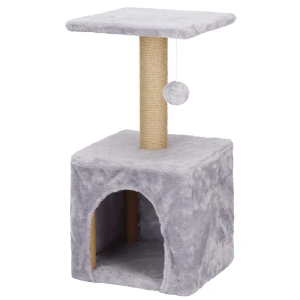 Cat tree with house Springos PA1032 62 cm