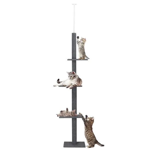 Multi-level cat tree for nails Springos PA1050 246 - 286 cm