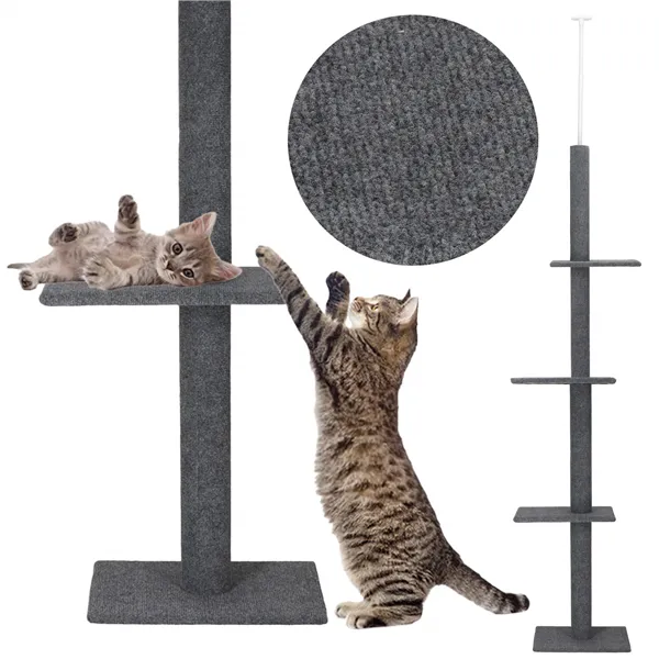 Multi-level cat tree for nails Springos PA1050 246 - 286 cm