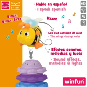 Интерактивная игрушка для маленьких Winfun 46686 13 x 35,5 x 13 cm Пчела (ES)