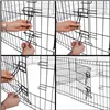 Pet cage Springos PA1006 160 x 47 cm