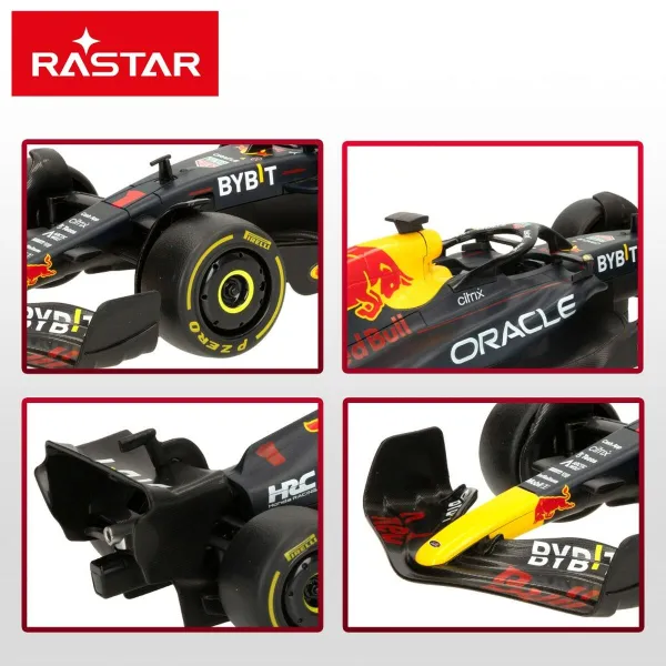 Kauko-ohjattava auto Red Bull Laivastonsininen 1:18 31 x 6,5 x 11 cm (4 osaa)
