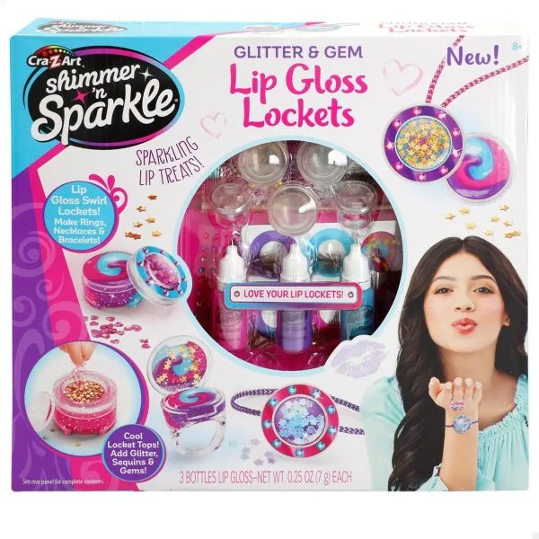 Lasten meikkisetti Cra-Z-Art Huulet (4 osaa)