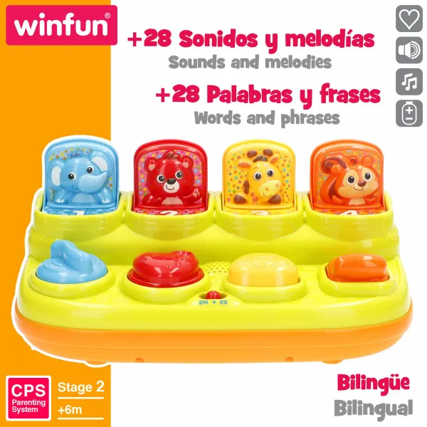 Музыкальная Игрушка Winfun 25 x 12 x 14 cm (4 штук)
