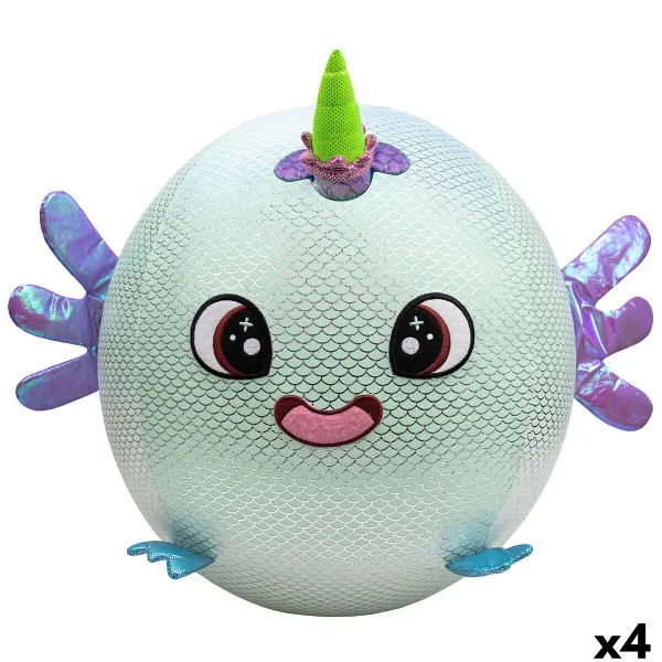 Плюшевый Eolo Celeste Плюшевая ткань Пластик 45 x 45 x 45 cm Надувной (4 штук)
