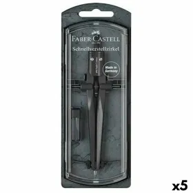 Kompass Faber-Castell Must (5 Ühikut)