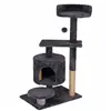 Cat tree with house Springos PA1036 87 cm