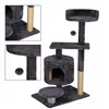 Cat tree with house Springos PA1036 87 cm