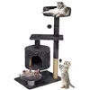 Cat tree with house Springos PA1036 87 cm