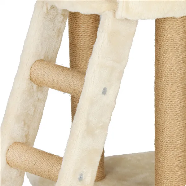 Cat tree with house Springos PA1041 136 cm