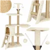 Cat tree with house Springos PA1041 136 cm