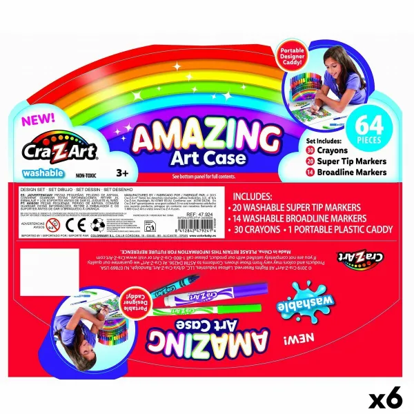 Piirustussetti Cra-Z-Art (6 osaa)