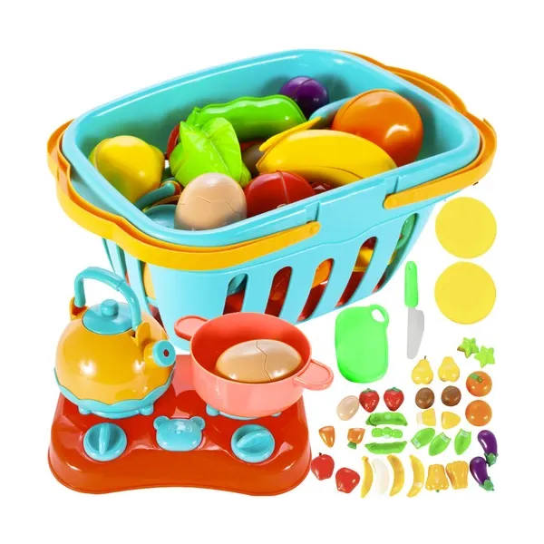 Овощи и фрукты для нарезки корзинкой 22877