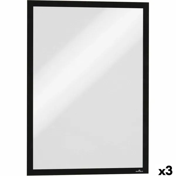 Information Frame Durable DURAFRAME MAGNETIC Black 5 Pieces (3 Units)