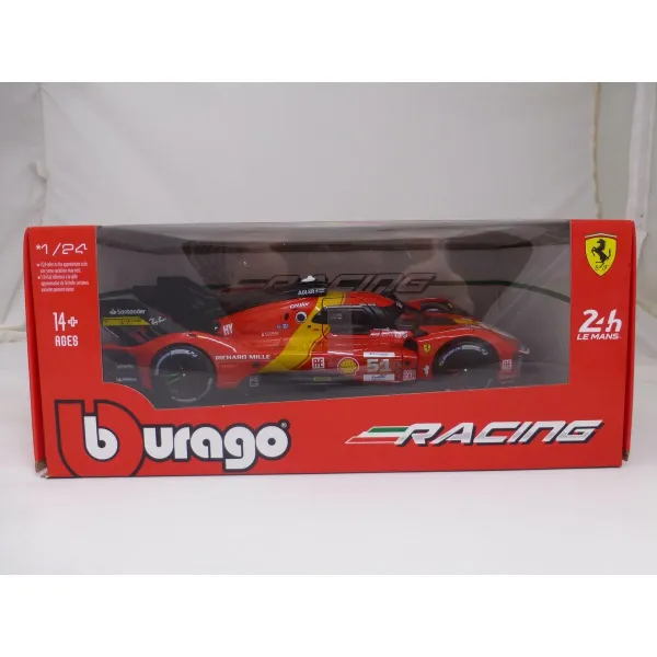Auto Bburago Ferrari 499P Le Mans 2023 1:24