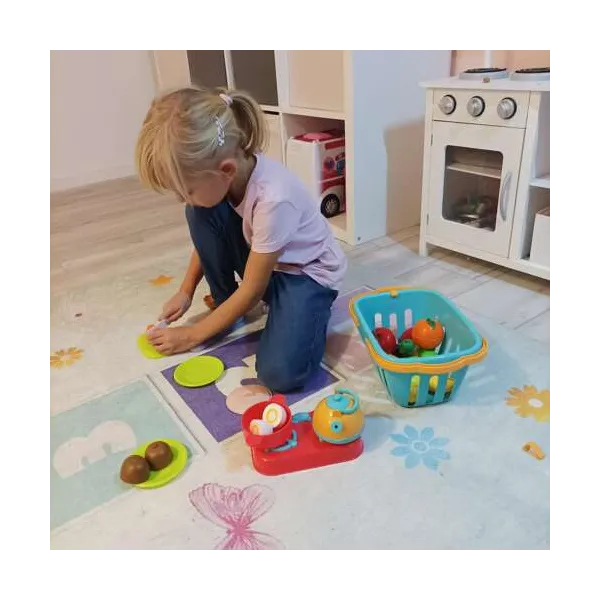 Vegetables and fruits for cutting with basket 22877