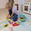 Vegetables and fruits for cutting with basket 22877