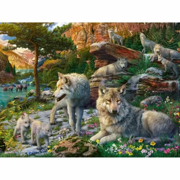 Головоломка Ravensburger Wolves in Spring