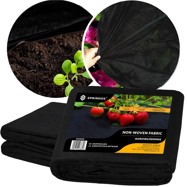 Agrotextile against weeds Springos AG0020 50g/m2 1,6x5 m