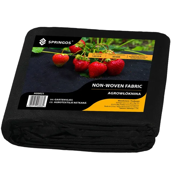 Agrotextile against weeds Springos AG0021 50g/m2 1,6x10 m