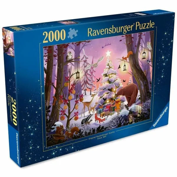 Palapeli Ravensburger NAVIDAD EN EL BOSQUE 2000 Kappaletta