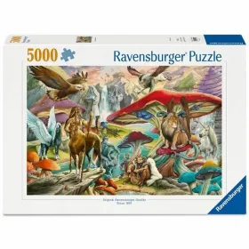 Palapeli Ravensburger Pilze & Mythen 5000 Kappaletta