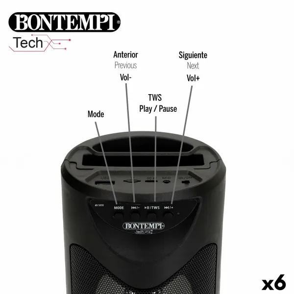 Karaokemikrofoniga Kõlar Bontempi 6 Ühikut
