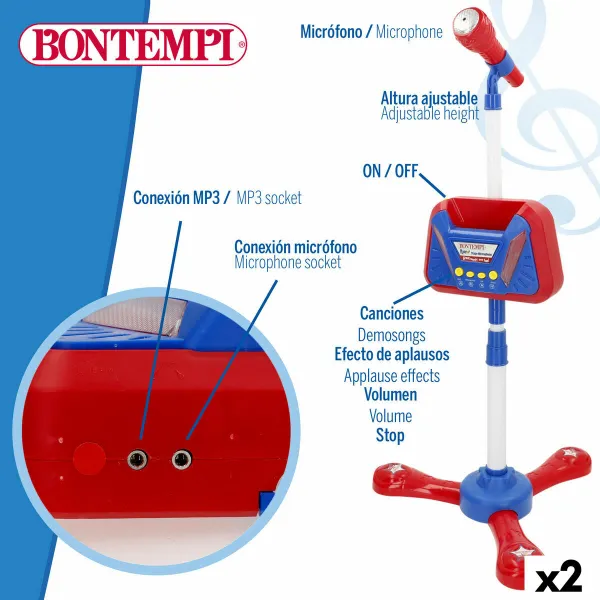 Muzikinis žaislas Bontempi 37 x 105 x 37 cm (2 vnt.)
