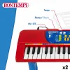 Клавиатура на 37 клавиш Bontempi 43 x 56 x 23 cm (2 штук)