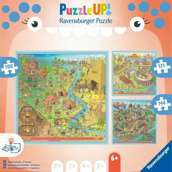 Pusle Ravensburger 100 Tükid, osad
