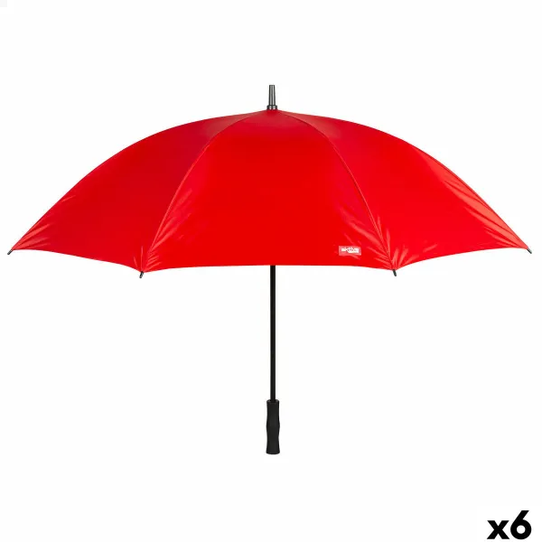Lietussargs Aktive Sarkans Ø 150 cm 150 x 96 x 150 cm (6 gb.)
