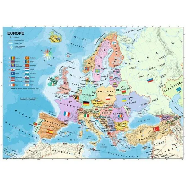 Palapeli Ravensburger Carte d'Europe