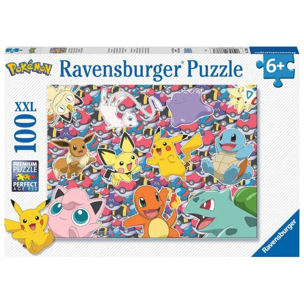 Pusle Ravensburger 100 Tükid, osad