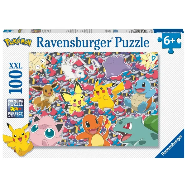 Pusle Ravensburger 100 Tükid, osad