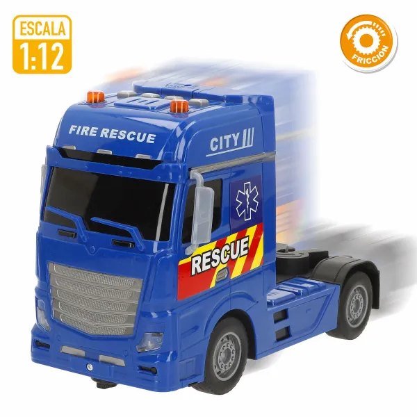 Automobilius vežantis sunkvežimis Speed & Go 55 x 17 x 12 cm (2 vnt.)