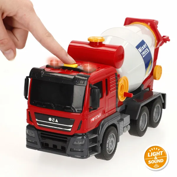 Бетономешалка Speed & Go Свет Звук 26 x 14 x 9 cm (6 штук)